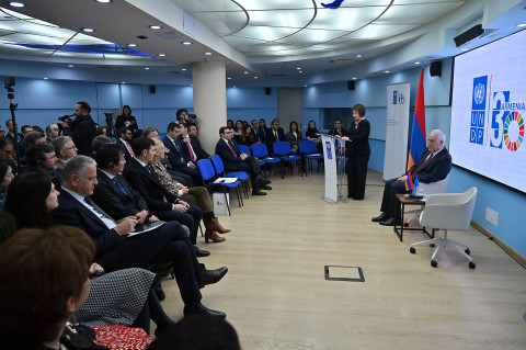 President of Armenia attended event dedicated to 30th anniversary of activities of United Nations Development Program