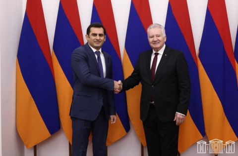 Hakob Arşakyan və Macarıstan Parlamentinin sədr müavini TRIPP layihəsini müzakirə ediblər