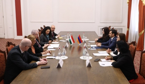 Delegation led by Deputy Speaker of Hungarian National Assembly held meetings in Parliament