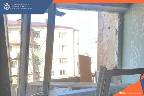 Պայթյուն Մարտունիի բնակարաններից մեկում․ տուժածներ չկան