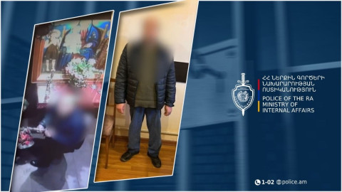 Ոստիկանները հայտնաբերել են Զորավոր Սուրբ Աստվածածին եկեղեցուց գողություն կատարած տղամարդուն