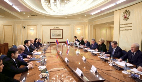 Alen Simonyan Rusiya Federasiyasında rəsmi səfərdə idi