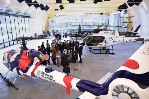Armenian Helicopters ընկերությունը վարչապետին ներկայացրել է իր գործունեության և համագործակցության բոլոր ոլորտները