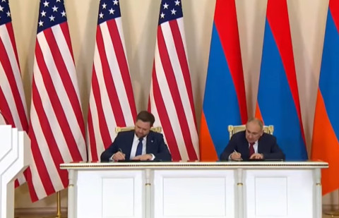 Փաշինյանն ու Վենսը ստորագրեցին Միջուկային էներգիայի խաղաղ նպատակներով օգտագործման վերաբերյալ հայտարարությունը