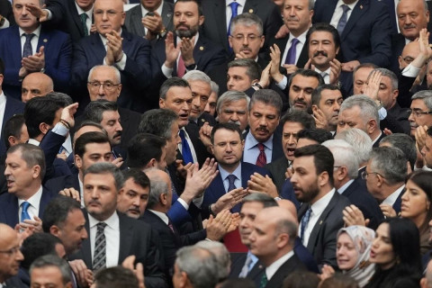 Brawl erupts in Turkey's parliament over justice minister appointment in cabinet reshuffle