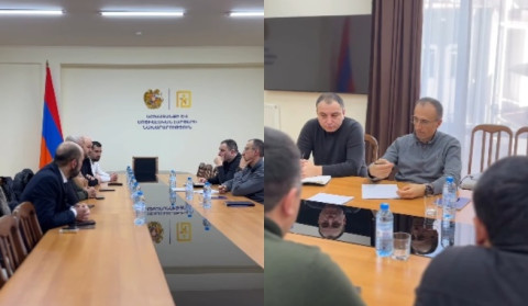 Արսեն Թորոսյանը հանդիպել է օնլայն տաքսիների վարորդների հետ