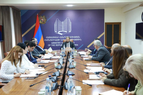 Էկոնոմիկայի նախարարությունում քննարկվել են ազատ տնտեսական գոտիների զարգացմանը վերաբերող հարցեր