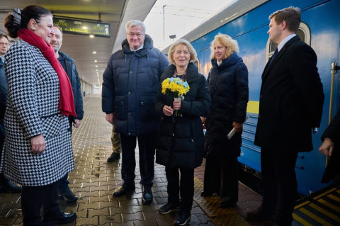 Европейские лидеры прибыли в Украину