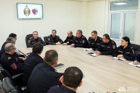 ՆԳՆ ոստիկանության պետը անձնակազմերին է ներկայացրել ենթակա ծառայությունների նորանշանակ ղեկավարներին. տրվել են հանձնարարականներ