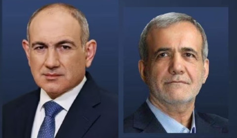 Paşinyan Pezeşkiana başsağlığı mesajı göndərib