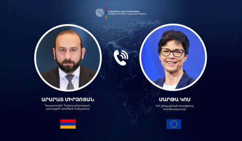 Phone conversation between Foreign Minister of Armenia and EU Commissioner for Enlargement