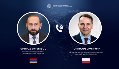 Հայաստանի և Լեհաստանի ԱԳ նախարարները քննարկել են Մերձավոր Արևելքում զարգացումները