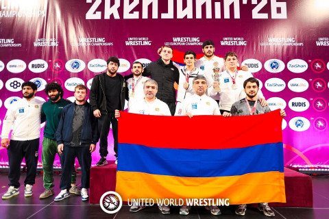 Ազատ ոճի ըմբշամարտի Հայաստանի Մ-23 տարեկանների հավաքականը՝ Մ-23 ԵԱ 3-րդ մրցանակակիր