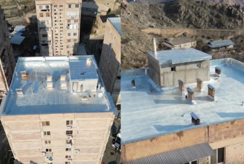 Մեղրի քաղաքի 9-հարկանի բազմաբնակարան շենքերի տանիքները վերանորոգված են. Փաշինյանը տեսանյութ է հրապարակել