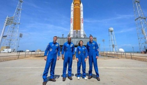 NASA launches four astronauts on world's first crewed lunar mission in half a century