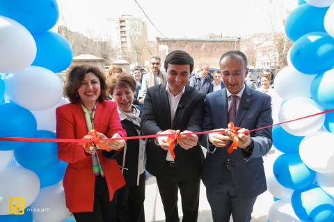 ԱՍՀ նախարարը մասնակցել է Հրազդանի սոցիալական աշխատանքի կենտրոնի բացման արարողությանը