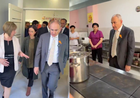 Փաշինյանն այցելել է Մեծամորի հիմնանորոգված մանկապարտեզ