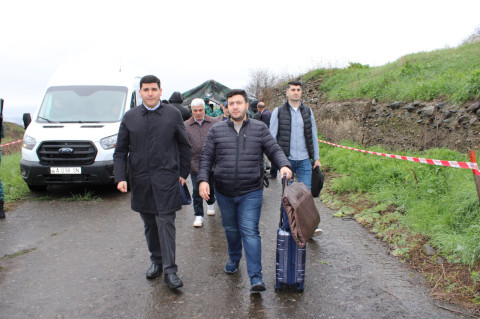 Armenian delegation of 'Peace Bridge' initiative leaves for Azerbaijan via land border