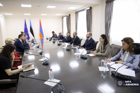 Ermənistan və Estoniya xarici işlər nazirlərinin genişləndirilmiş görüşü keçirilib