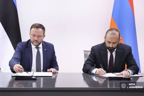 Armenian and Estonian Foreign Ministers sign Memorandum of Understanding