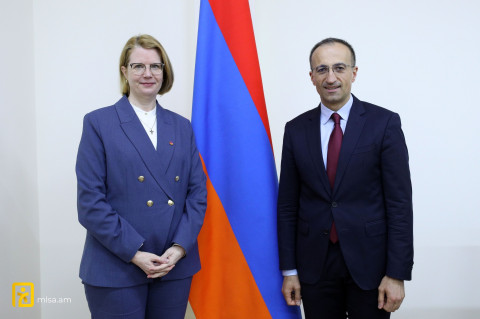 Արսեն Թորոսյանը և դեսպան Կլաուդիա Բուշը  քննարկել են սոցիալական պաշտպանության ոլորտում համագործակցության ընդլայնման հնարավորությունները