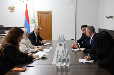 ՍԱՏՄ ղեկավարը և ԱՄԷ դեսպանը քննարկել են սննդամթերքի արտահանման ոլորտում երկկողմ համագործակցության վերաբերյալ հարցեր