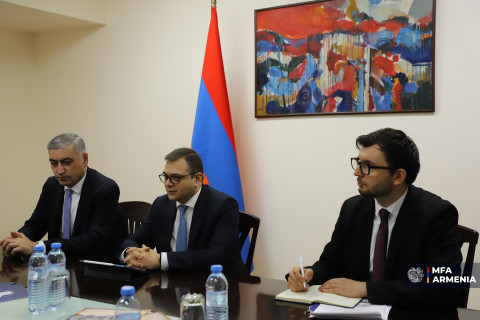 ՀՀ ԱԳ նախարարի տեղակալը հանդիպել է Եվրոպայի խորհրդի Ծրագրերի համակարգման տնօրենի հետ
