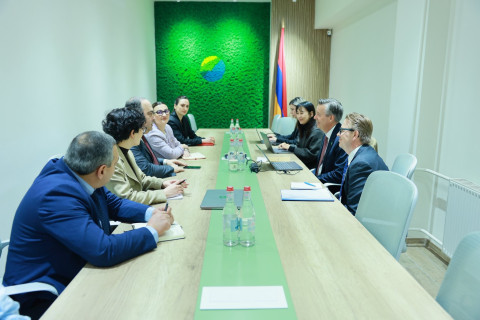Վահե Դավթյանը և Կանաչ կլիմայի հիմնադրամի ներկայացուցիչները անդրադարձել են կլիմայի փոփոխության ոլորտում իրականացվող նախաձեռնություններին
