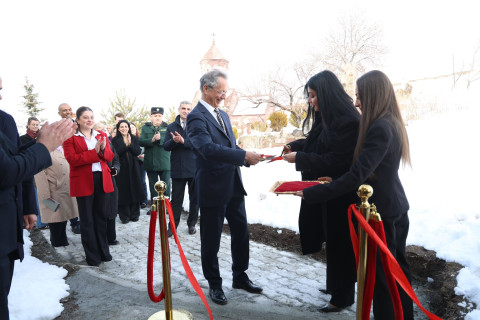 Եվրոդռների և պատուհանների ուսումնաարտադրական կենտրոնի բացման հանդիսավոր արարողություն՝ «Արթիկ» ՔԿՀ-ում