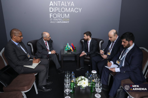 Vahan Kostanyan and Brazilian Foreign Minister exchange views on international and regional developments