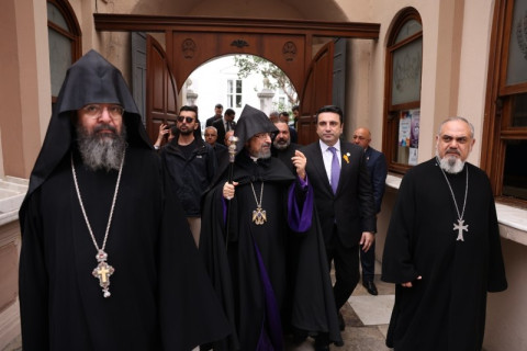 Alen Simonyan visits Armenian Patriarchate of (Constantinople) Türkiye