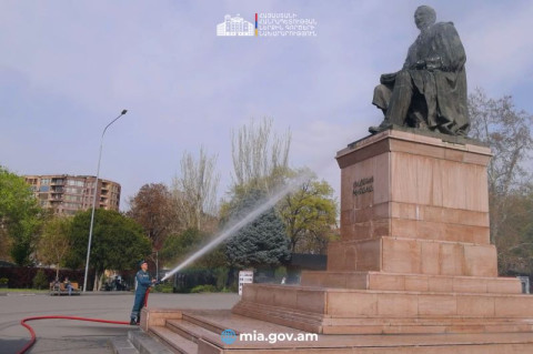 ՆԳՆ ստորաբաժանումները իրականացրել են հուշարձանների լվացման և հարակից տարածքների բարեկարգման աշխատանքներ