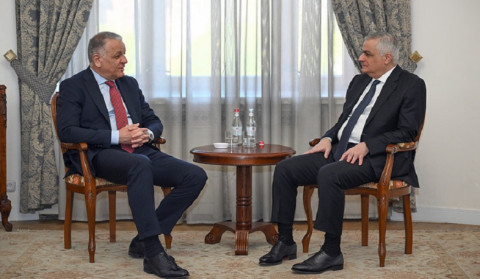 Mher Qriqoryan AB səfiri ilə demokratik və iqtisadi dayanıqlığın gücləndirilməsi ilə bağlı məsələləri müzakirə edib