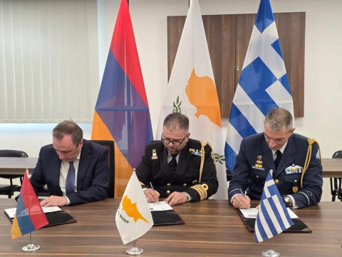 Ստորագրվել են պաշտպանության ոլորտում Հայաստան-Կիպրոս երկկողմ և Հայաստան-Հունաստան-Կիպրոս եռակողմ համագործակցության տարեկան ծրագրերը