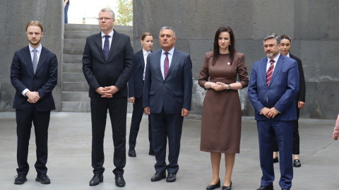 Delegation led by Prime Minister of Lithuania visited Armenian Genocide Memorial Complex