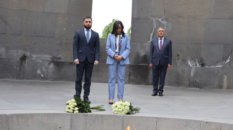 Minister of Foreign Affairs of Canada visited Armenian Genocide Memorial Complex