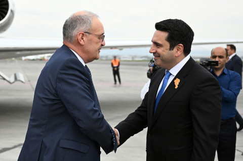 President of Switzerland arrived in Yerevan