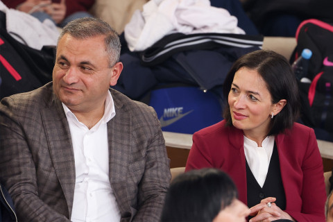 Ժաննա Անդրեասյանը Չարենցավանում հետևել է «ՀՀ վարչապետի գավաթ» սեղանի թենիսի սիրողական մրցաշարի եզրափակիչ փուլին
