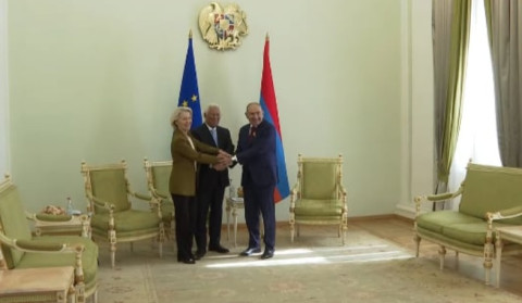 Avropa Şurasının prezidenti Antonio Kosta və Ursula fon der Leyen ilə şəxsi söhbət: Baş nazir video yayımladı