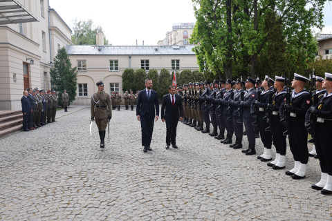 Formal reception ceremony held at Ministry of National Defence of Poland: Papikyan