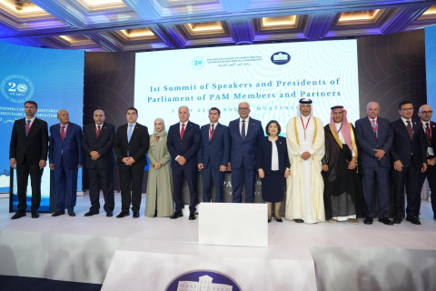 Հակոբ Արշակյանը մասնակցել է Միջերկրածովյան խորհրդարանական վեհաժողովի անդամ և գործընկեր երկրների խորհրդարանների նախագահների առաջին գագաթնաժողովին