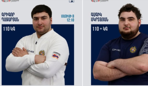 Ծանրամարտի երիտասարդների ԱԱ-ի մրցումային վերջին օրը Հայաստանն ունի երկու մասնակից