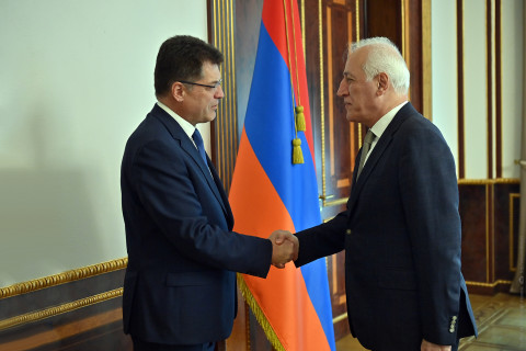 Vahagn Khachaturyan and head of OSCE Office for Democratic Institutions and Human Rights observation mission emphasized need to strengthen culture of political tolerance