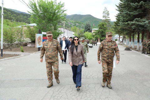 ՄԻՊ-ն այցելել է ՊՆ N զորամաս, հանդիպել հրամանատարական և սպայական կազմի ներկայացուցիչների հետ
