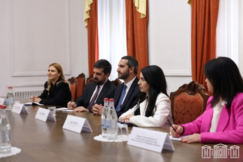 Ruben Rubinyan meets with delegation of OSCE PA Observation Mission