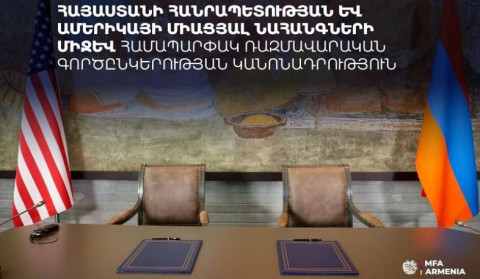 Հայաստանն ու ԱՄՆ-ը ստորագրել են համապարփակ ռազմավարական գործընկերության կանոնադրություն. հրապարակվել է տեքստը