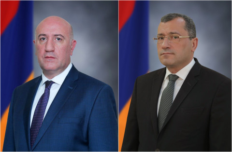 Արման Սարգսյանը և Կարեն Բրուտյանը պարգևատրվել են «Հայրենիքին մատուցած ծառայությունների համար» 1-ին աստիճանի մեդալներով