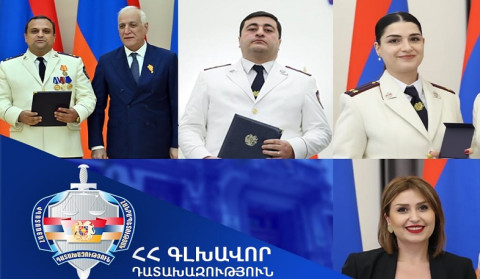 Դասային աստիճանի շնորհում, Մխիթար Գոշի և Երախտագիտության մեդալներով պարգևատրում՝ Հանրապետության տոնի առթիվ