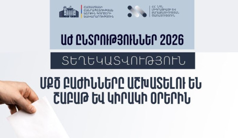 ՄՔԾ տարածքային ստորաբաժանումները աշխատելու են շաբաթ և կիրակի օրերին․ ՆԳՆ