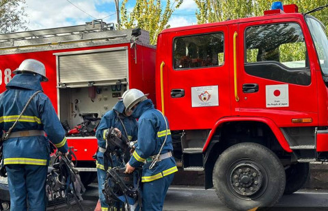 Հրդեհ է բռնկվել Երևանի Արշակունյաց պողոտայի նորակառույց շենքերից մեկում